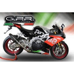 GPR E4.A.65.GPAN.PO GP Evo4 Poppy Slip-on Exhaust For Aprilia RSV4 1000 '17-'18 5 GPR E4.A.65.GPAN.PO GP Evo4 Poppy Slip-on Exhaust For Aprilia RSV4 1000 '17-'18 -MotorVision Store gpr e4 a 65 gpan po gp evo4 poppy slip on exhaust image3