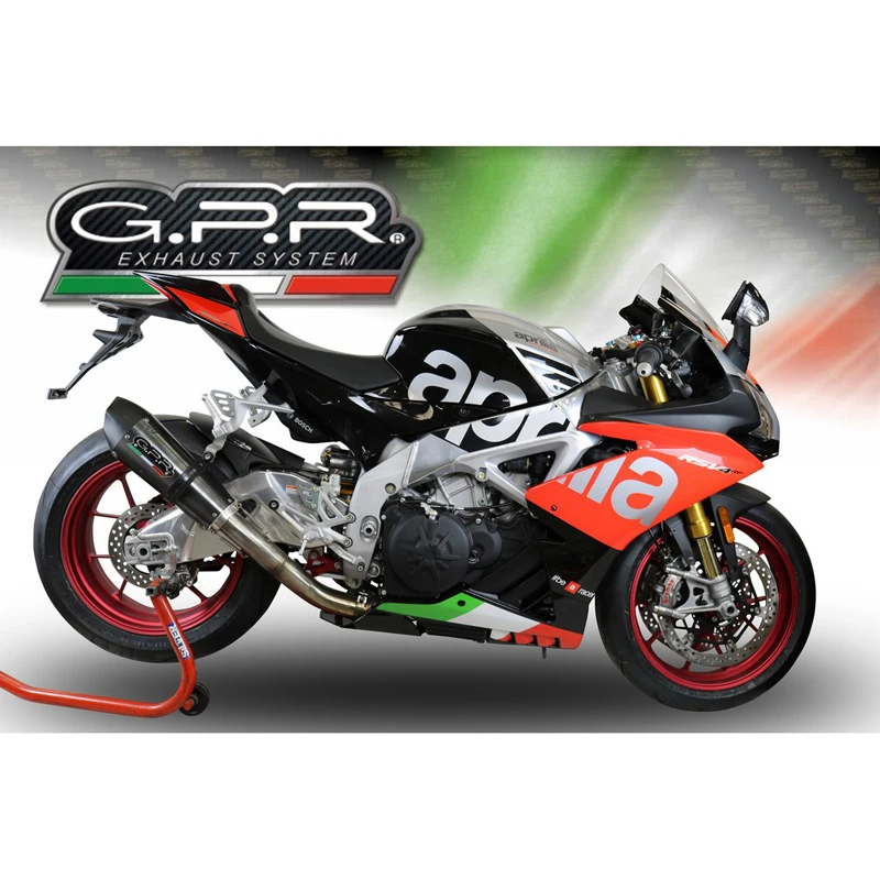 GPR E4.A.65.GPAN.PO GP Evo4 Poppy Slip-on Exhaust For Aprilia RSV4 1000 '17-'18 3 GPR E4.A.65.GPAN.PO GP Evo4 Poppy Slip-on Exhaust For Aprilia RSV4 1000 '17-'18 - Image 3