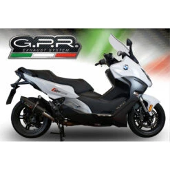 GPR E4.BMW.84.FNE4 Furore Evo4 Nero Slip-on Exhaust For BMW C650 Sport (2016-) 5 GPR E4.BMW.84.FNE4 Furore Evo4 Nero Slip-on Exhaust For BMW C650 Sport (2016-) -MotorVision Store gpr e4 bmw 84 fne4 furore evo4 nero exhaust image3