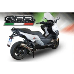 GPR E4.BMW.84.PCEV Powercone Evo Slip-on Exhaust For BMW C650 Sport '16-'20