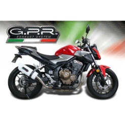 GPR E4.H.253.ALBE4 Albus EVO4 Slip-on Exhaust For Honda CB500F (2019-) 5 GPR E4.H.253.ALBE4 Albus EVO4 Slip-on Exhaust For Honda CB500F (2019-) -MotorVision Store gpr e4 h 253 albe4 albus evo4 slip on exhaust image3