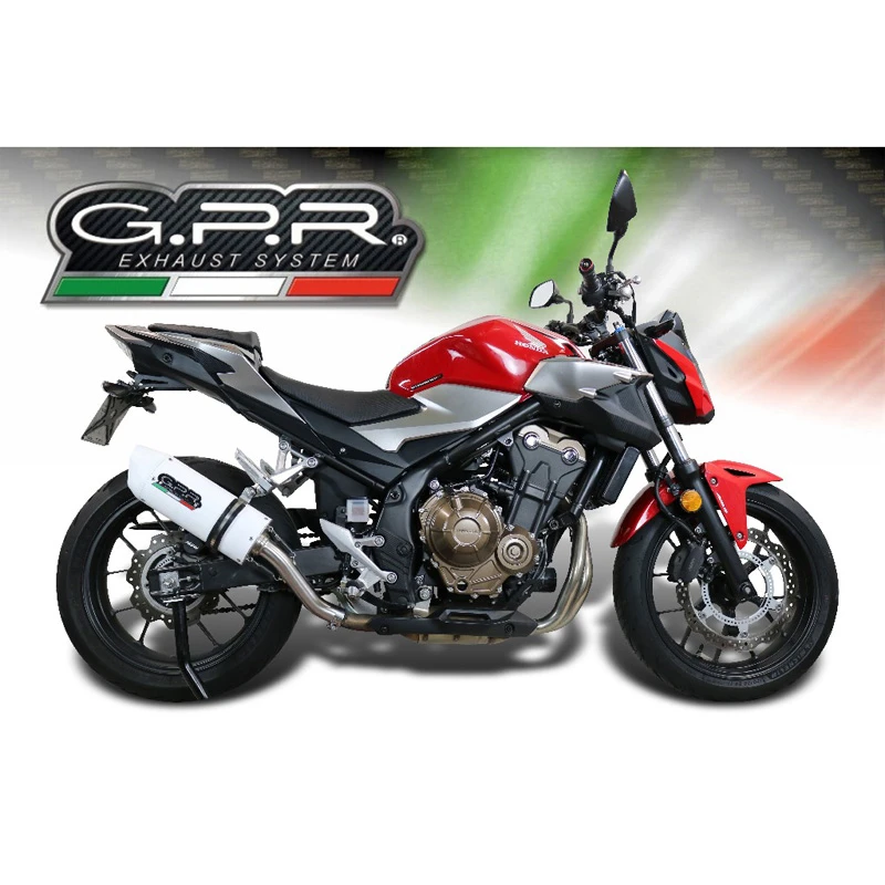 GPR E4.H.253.ALBE4 Albus EVO4 Slip-on Exhaust For Honda CB500F (2019-) 3 GPR E4.H.253.ALBE4 Albus EVO4 Slip-on Exhaust For Honda CB500F (2019-) - Image 3
