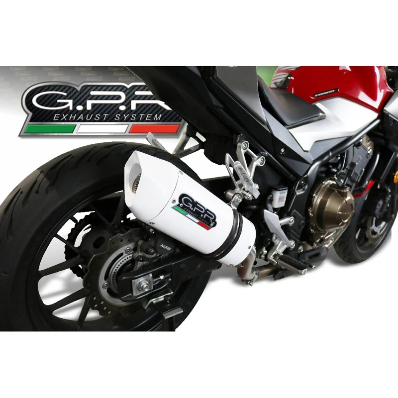 GPR E4.H.253.ALBE4 Albus EVO4 Slip-on Exhaust For Honda CB500F (2019-) 1 GPR E4.H.253.ALBE4 Albus EVO4 Slip-on Exhaust For Honda CB500F (2019-)