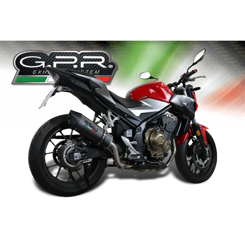 GPR E4.H.253.FCE4 Furore EVO4 Carbon Slip-on Exhaust For Honda CB500F (2019-) 2 GPR E4.H.253.FCE4 Furore EVO4 Carbon Slip-on Exhaust For Honda CB500F (2019-) - Image 2