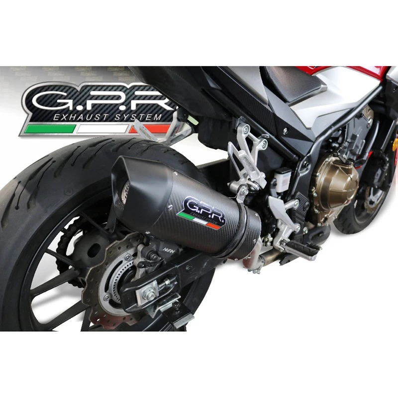 GPR E4.H.253.FCE4 Furore EVO4 Carbon Slip-on Exhaust For Honda CB500F (2019-) 1 GPR E4.H.253.FCE4 Furore EVO4 Carbon Slip-on Exhaust For Honda CB500F (2019-)