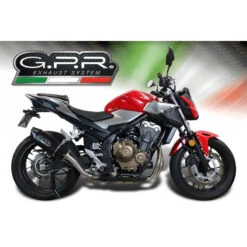 GPR E4.H.253.FNE4 Furore EVO4 Nero Slip-on Exhaust For Honda CB500F (2019-) 5 GPR E4.H.253.FNE4 Furore EVO4 Nero Slip-on Exhaust For Honda CB500F (2019-) -MotorVision Store gpr e4 h 253 fne4 furore evo4 nero exhaust image3