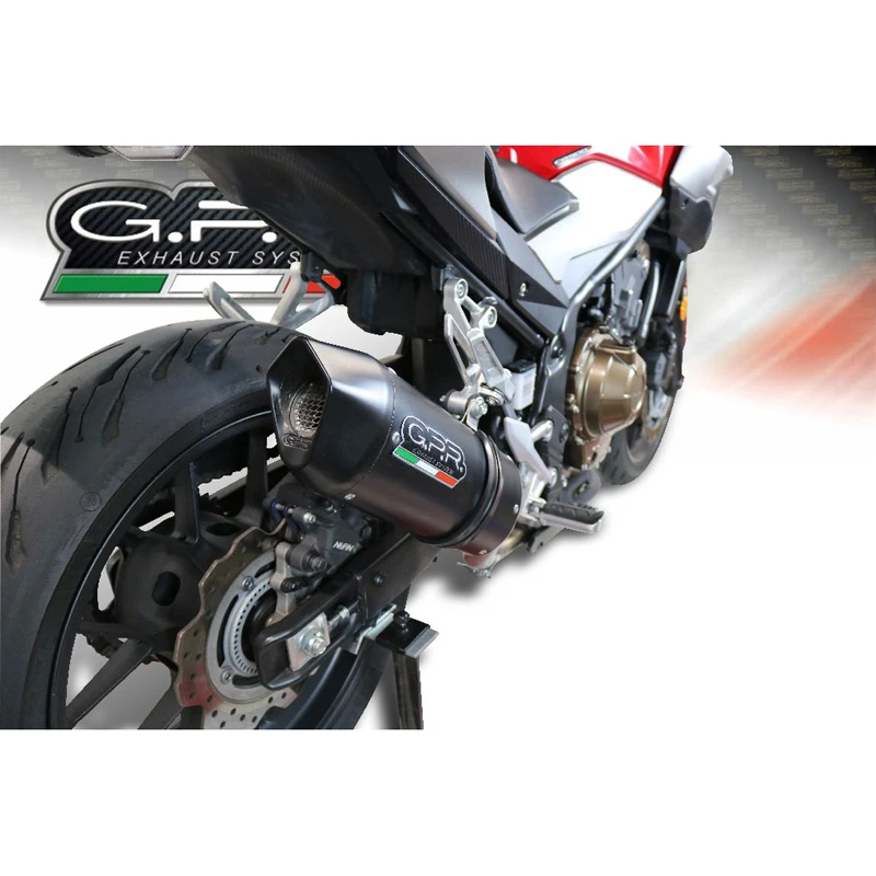 GPR E4.H.253.FNE4 Furore EVO4 Nero Slip-on Exhaust For Honda CB500F (2019-) 1 GPR E4.H.253.FNE4 Furore EVO4 Nero Slip-on Exhaust For Honda CB500F (2019-)