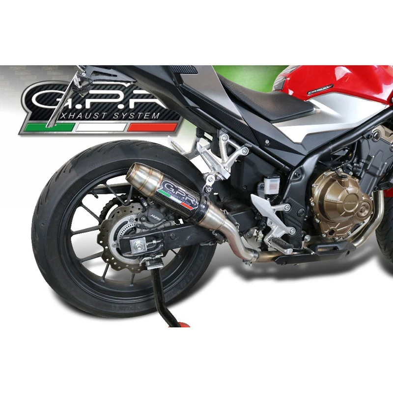 GPR H.253.DC Deeptone Carbon Slip-on Exhaust For Honda CB500F (2019-) 1 GPR H.253.DC Deeptone Carbon Slip-on Exhaust For Honda CB500F (2019-)
