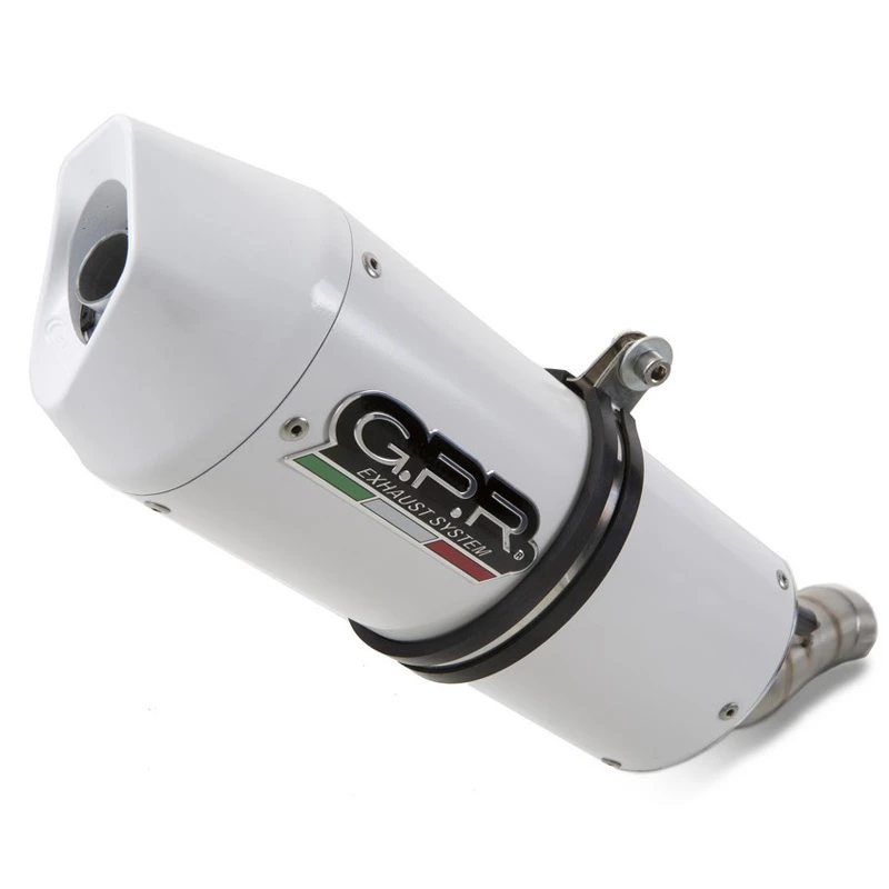 GPR H.220.ALB Albus Ceramic Slip-on Exhaust For Honda CBR500R (2013-2018) 1 GPR H.220.ALB Albus Ceramic Slip-on Exhaust For Honda CBR500R (2013-2018)