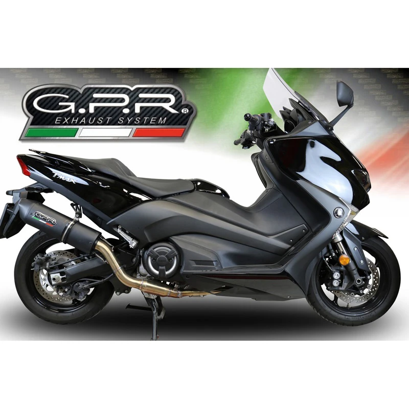 GPR YA.9.FUNE Furore Nero Full Exhaust For Yamaha T-Max 530 (2017-) 3 GPR YA.9.FUNE Furore Nero Full Exhaust For Yamaha T-Max 530 (2017-) - Image 3