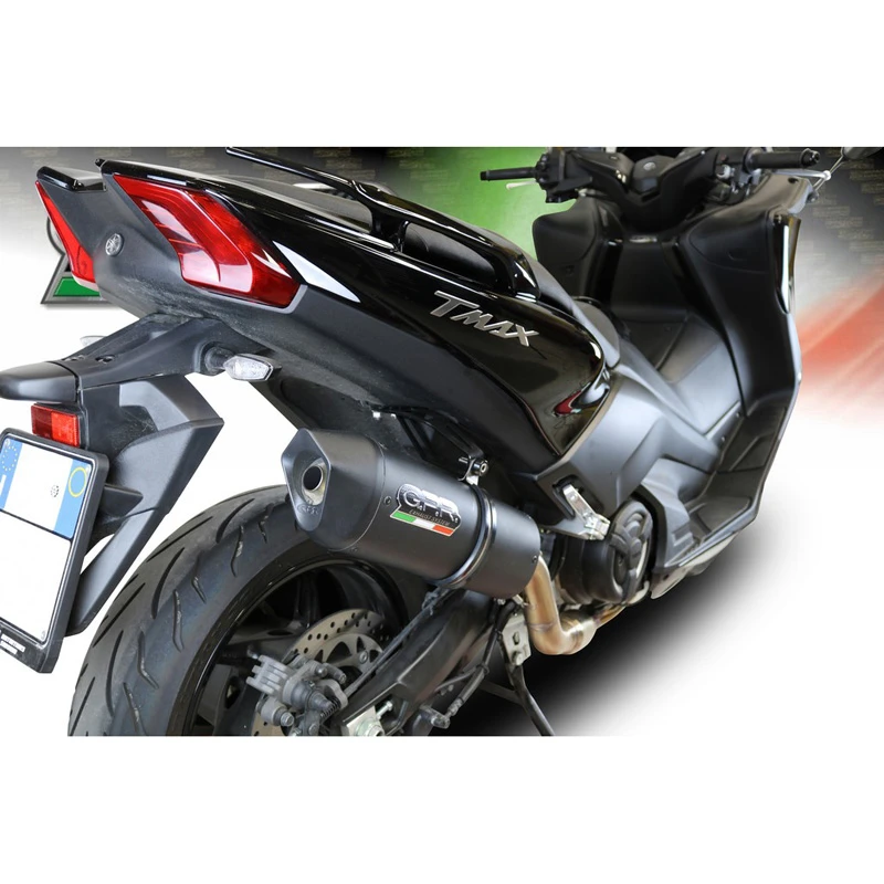 GPR YA.9.FUNE Furore Nero Full Exhaust For Yamaha T-Max 530 (2017-) 1 GPR YA.9.FUNE Furore Nero Full Exhaust For Yamaha T-Max 530 (2017-)