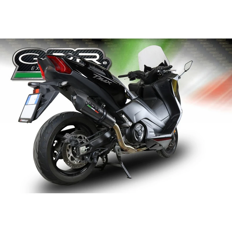 GPR YA.9.GPAN.PO GPE Anniversary Poppy Full Exhaust For Yamaha T-Max 530 (2017-) 2 GPR YA.9.GPAN.PO GPE Anniversary Poppy Full Exhaust For Yamaha T-Max 530 (2017-) - Image 2