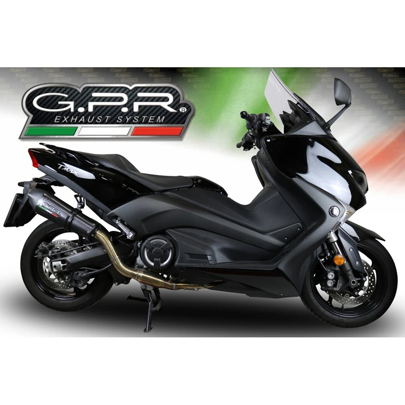 GPR YA.9.GPAN.PO GPE Anniversary Poppy Full Exhaust For Yamaha T-Max 530 (2017-) 3 GPR YA.9.GPAN.PO GPE Anniversary Poppy Full Exhaust For Yamaha T-Max 530 (2017-) - Image 3