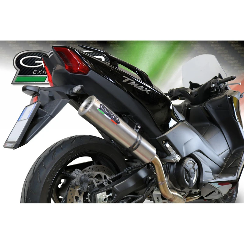 GPR YA.9.M3.TN M3 Titanium Natural Full Exhaust For Yamaha T-Max 530 (2017-) 2 GPR YA.9.M3.TN M3 Titanium Natural Full Exhaust For Yamaha T-Max 530 (2017-) - Image 2