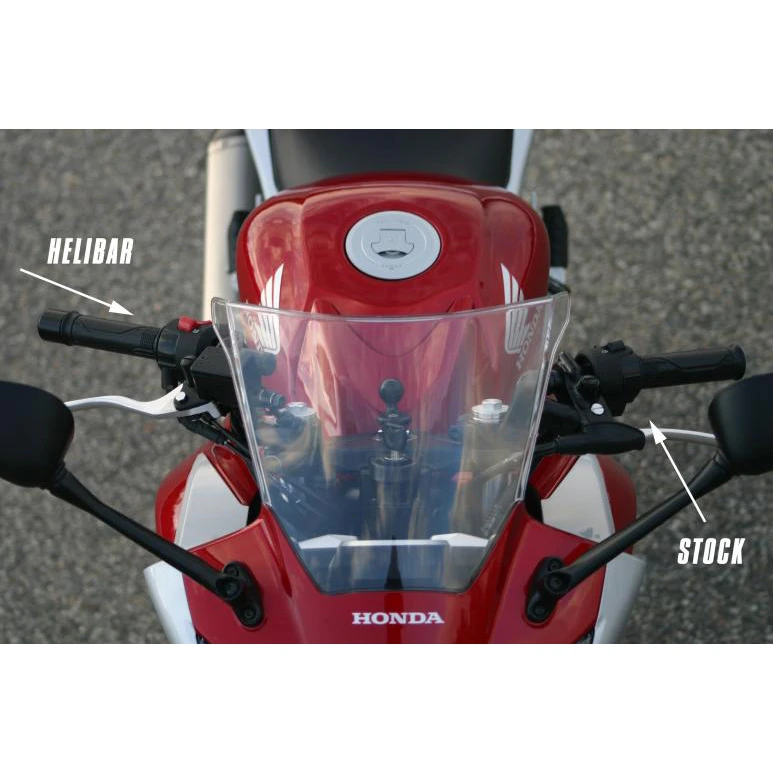 HeliBars Handlebar Risers For Honda CBR250R (2011-2013) 4 HeliBars Handlebar Risers For Honda CBR250R (2011-2013) - Image 4