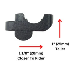 Helibars HR06168 Tour Performance Handlebar Risers For Triumph Trident 660 (2021-) -MotorVision Store helibars hr06168 tour performance handlebar risers image3