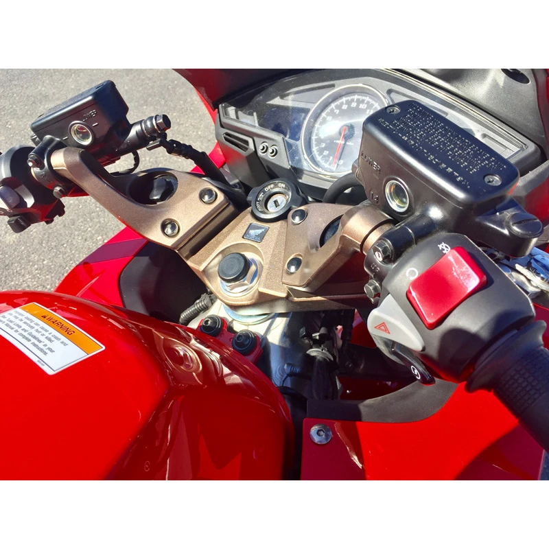 HeliBars Tour Performance Handlebar Risers For Honda VFR800 (2014-current) 2 HeliBars Tour Performance Handlebar Risers For Honda VFR800 (2014-current) - Image 2