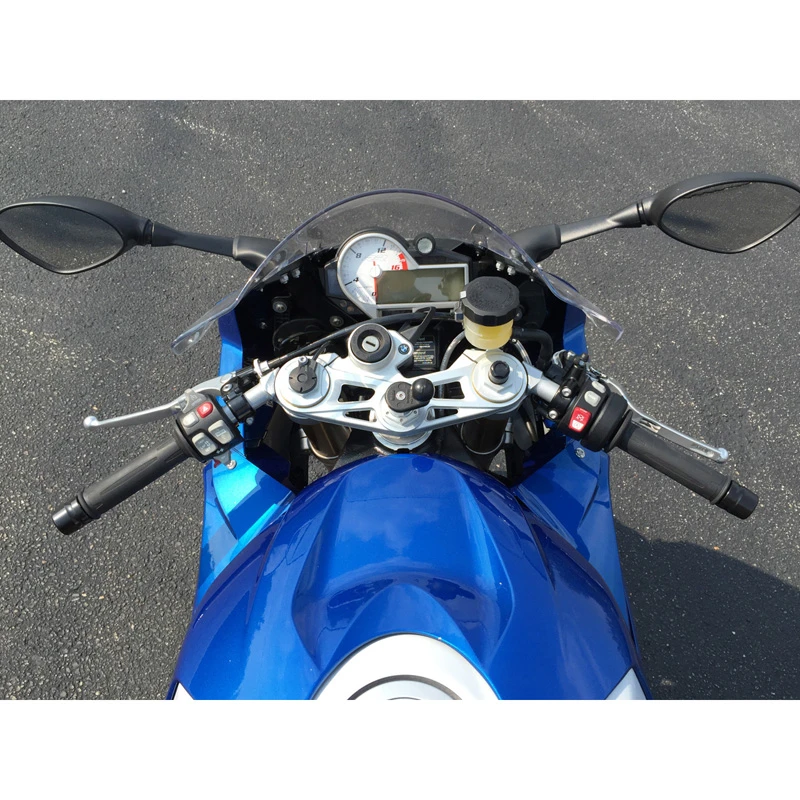 HeliBars TracStar Handlebar Risers For BMW S1000RR / HP4 9 HeliBars TracStar Handlebar Risers For BMW S1000RR / HP4 - Image 9