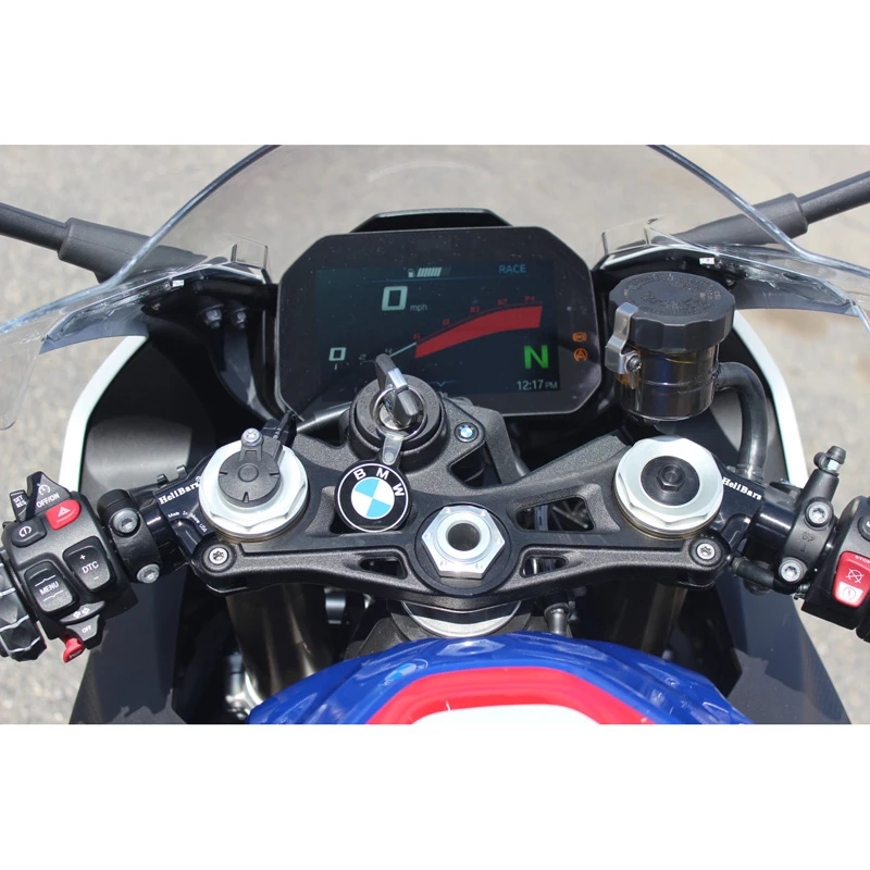 Helibars TS05158-BA TracStar Handlebar Risers For BMW S1000RR '19-/M1000RR '21- 3 Helibars TS05158-BA TracStar Handlebar Risers For BMW S1000RR '19-/M1000RR '21- - Image 3