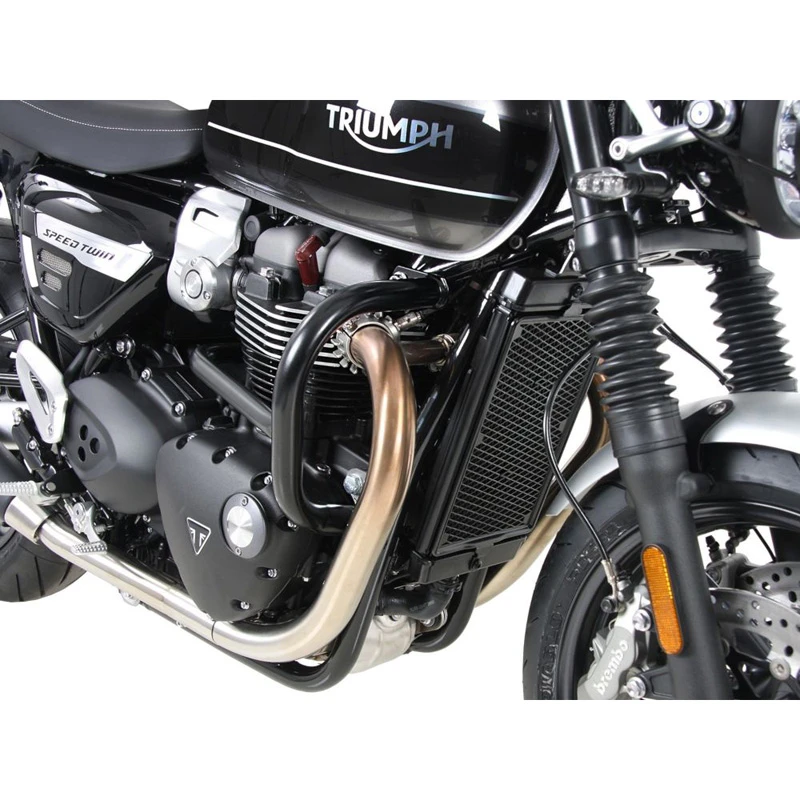 Hepco & Becker 501.7591 00 02 Engine Guards, Chrome For Triumph Speed Twin (2019-) 2 Hepco & Becker 501.7591 00 02 Engine Guards, Chrome For Triumph Speed Twin (2019-) - Image 2