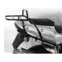 Hepco & Becker 650.783 Rear Rack, Black For Triumph Speed Triple (2002-2004)