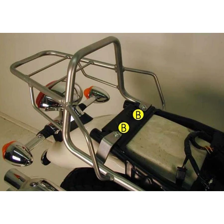 Hepco & Becker 650.789 Rear Rack, Chrome For Triumph Thruxton / Scrambler 900 2006-2016 1 Hepco & Becker 650.789 Rear Rack, Chrome For Triumph Thruxton / Scrambler 900 2006-2016