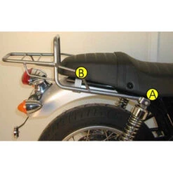 Hepco & Becker 650.789 Rear Rack, Chrome For Triumph Thruxton / Scrambler 900 2006-2016 5 Hepco & Becker 650.789 Rear Rack, Chrome For Triumph Thruxton / Scrambler 900 2006-2016 -MotorVision Store hepco becker 650 789 rear rack thruxton scrambler image3
