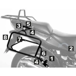 Hepco & Becker 650.953 Lock-it Side Carrier For Honda CBF600 '08-up