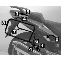 Hepco & Becker 650.946 Lock-it Side Carrier - Honda CBF600 Up To 2007