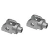 Kuryakyn 8902 Splined Adapter / Pegs Mounts, Silver For OEM Peg R NineT