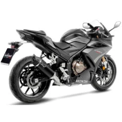 LeoVince 14058 Nero Slip-on Exhaust, Black For Honda CB500F/CBR500R '19-