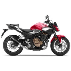 LeoVince 14058 Nero Slip-on Exhaust, Black For Honda CB500F/CBR500R '19- -MotorVision Store leovince 14058 nero slip on exhaust black image4