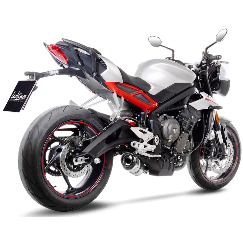LeoVince 14288E LV One Evo Slip-on Exhaust, Stainless For Street Triple 765 '17-'22 1 LeoVince 14288E LV One Evo Slip-on Exhaust, Stainless For Street Triple 765 '17-'22