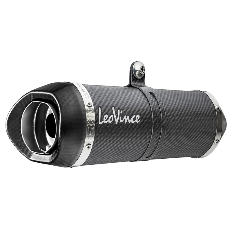 LeoVince 14289E LV One Evo Slip-on Exhaust, Carbon For Street Triple 765 '17-'22 4 LeoVince 14289E LV One Evo Slip-on Exhaust, Carbon For Street Triple 765 '17-'22 - Image 4