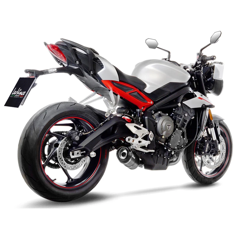 LeoVince 14289E LV One Evo Slip-on Exhaust, Carbon For Street Triple 765 '17-'22 1 LeoVince 14289E LV One Evo Slip-on Exhaust, Carbon For Street Triple 765 '17-'22