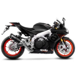 LeoVince 14309S Factory S Slip-on Exhaust, Carbon For Aprilia RSV4/Tuono V4 Models (2017-) -MotorVision Store leovince 14309s factory s full exhaust carbon image5