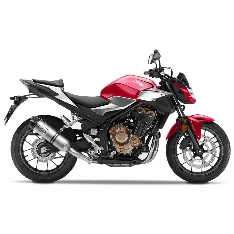 LeoVince 14314E LV One Evo Slip-on Exhaust, Stainless For Honda CB500F/CBR500R '19- 4 LeoVince 14314E LV One Evo Slip-on Exhaust, Stainless For Honda CB500F/CBR500R '19- - Image 4