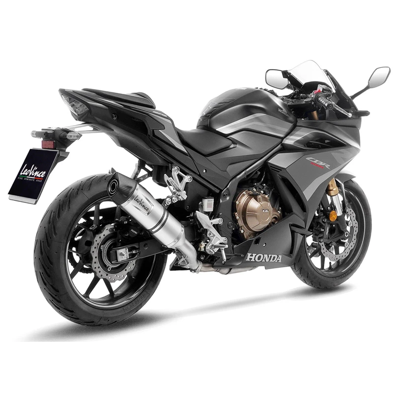 LeoVince 14314E LV One Evo Slip-on Exhaust, Stainless For Honda CB500F/CBR500R '19- 1 LeoVince 14314E LV One Evo Slip-on Exhaust, Stainless For Honda CB500F/CBR500R '19-