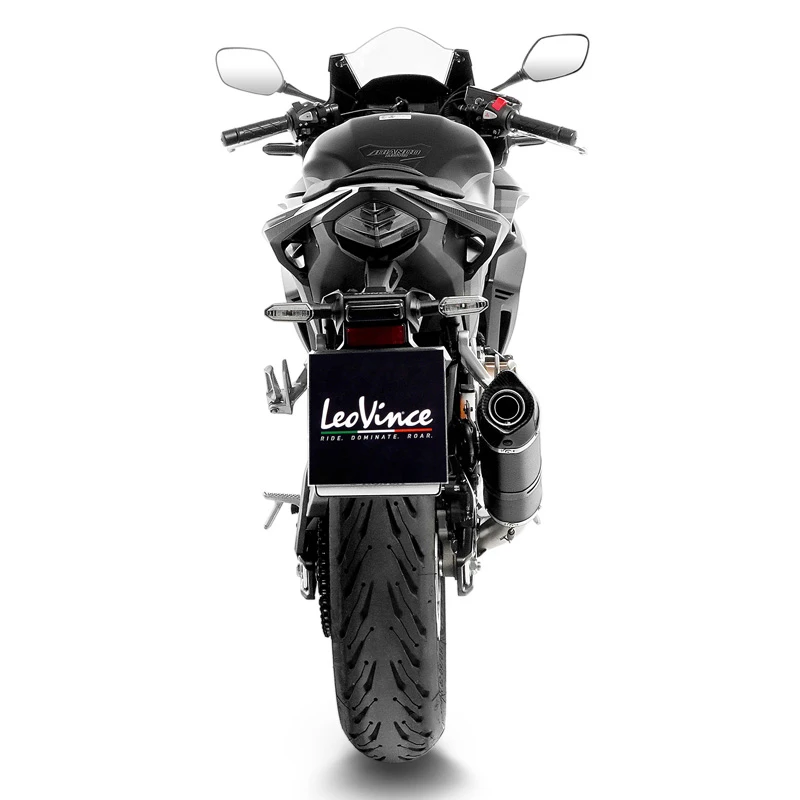 LeoVince 14315E LV One Evo Slip-on Exhaust, Carbon For Honda CB500F/CBR500R '19- 3 LeoVince 14315E LV One Evo Slip-on Exhaust, Carbon For Honda CB500F/CBR500R '19- - Image 3