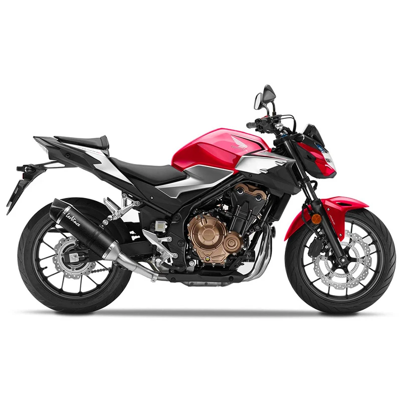 LeoVince 14315E LV One Evo Slip-on Exhaust, Carbon For Honda CB500F/CBR500R '19- 4 LeoVince 14315E LV One Evo Slip-on Exhaust, Carbon For Honda CB500F/CBR500R '19- - Image 4