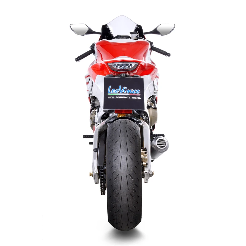 LeoVince 15207 LV-10 Stainless Slip-on Exhaust For Honda CBR1000RR '17-'22 3 LeoVince 15207 LV-10 Stainless Slip-on Exhaust For Honda CBR1000RR '17-'22 - Image 3
