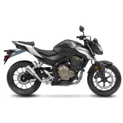 LeoVince 15208 LV-10 Stainless Slip-on Exhaust For Honda 500 Models 9 LeoVince 15208 LV-10 Stainless Slip-on Exhaust For Honda 500 Models -MotorVision Store leovince 15208 lv 10 stainless slip on exhaust image4