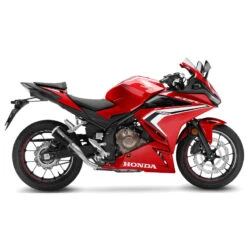 LeoVince 15236B LV-10 Black Slip-on Exhaust For Honda CB500F / CBR500R '19-