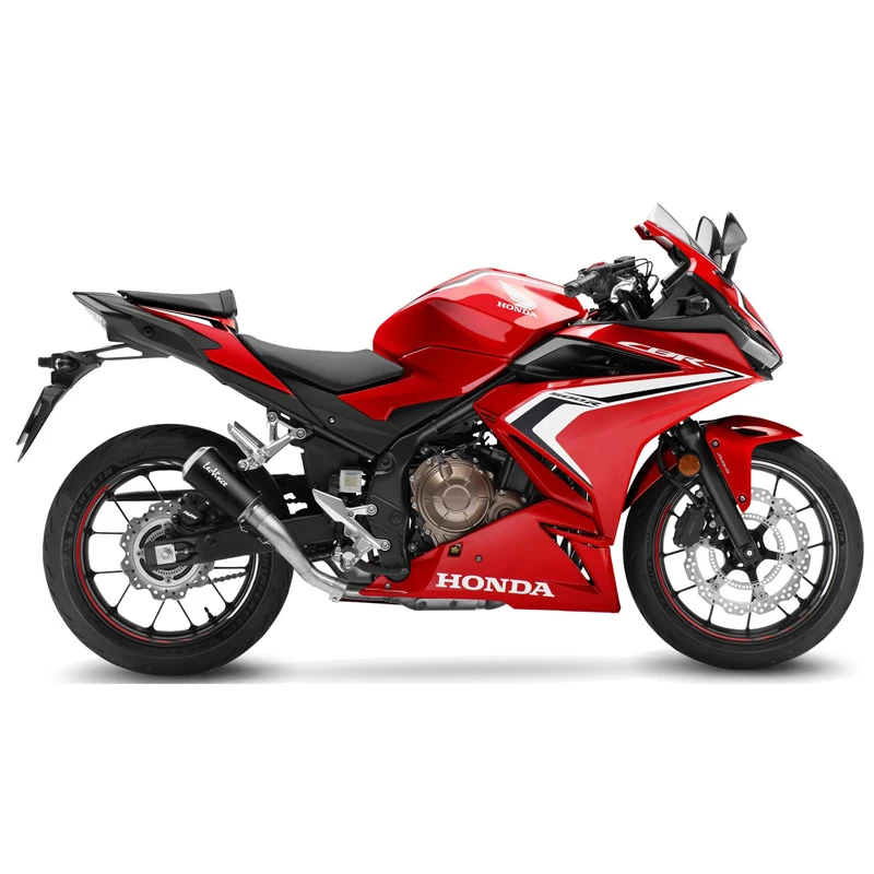 LeoVince 15236B LV-10 Black Slip-on Exhaust For Honda CB500F / CBR500R '19- 1 LeoVince 15236B LV-10 Black Slip-on Exhaust For Honda CB500F / CBR500R '19-