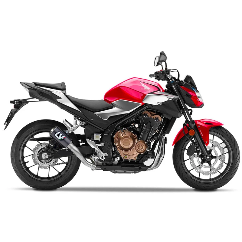 LeoVince 15236C LV-10 Carbon Slip-on Exhaust For Honda CB500F / CBR500R '19- 2 LeoVince 15236C LV-10 Carbon Slip-on Exhaust For Honda CB500F / CBR500R '19- - Image 2