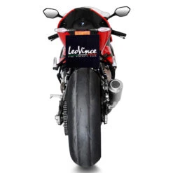 LeoVince 15241B LV-10 Black Slip-on Exhaust For BMW S1000R '21- & S1000RR '19- -MotorVision Store leovince 15241b lv 10 black slip on exhaust image3