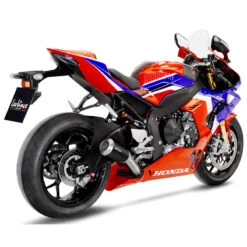LeoVince 15244B LV-10 Black Slip-on Exhaust For Honda CBR1000RR/CBR1000RR-R '21-