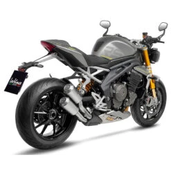LeoVince 15247 LV-10 Stainless Slip-on Exhausts For Triumph Speed Triple 1200 RR/RS '21-