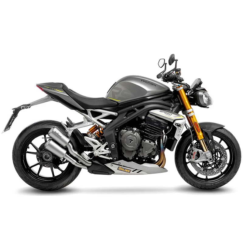 LeoVince 15247 LV-10 Stainless Slip-on Exhausts For Triumph Speed Triple 1200 RR/RS '21- 2 LeoVince 15247 LV-10 Stainless Slip-on Exhausts For Triumph Speed Triple 1200 RR/RS '21- - Image 2
