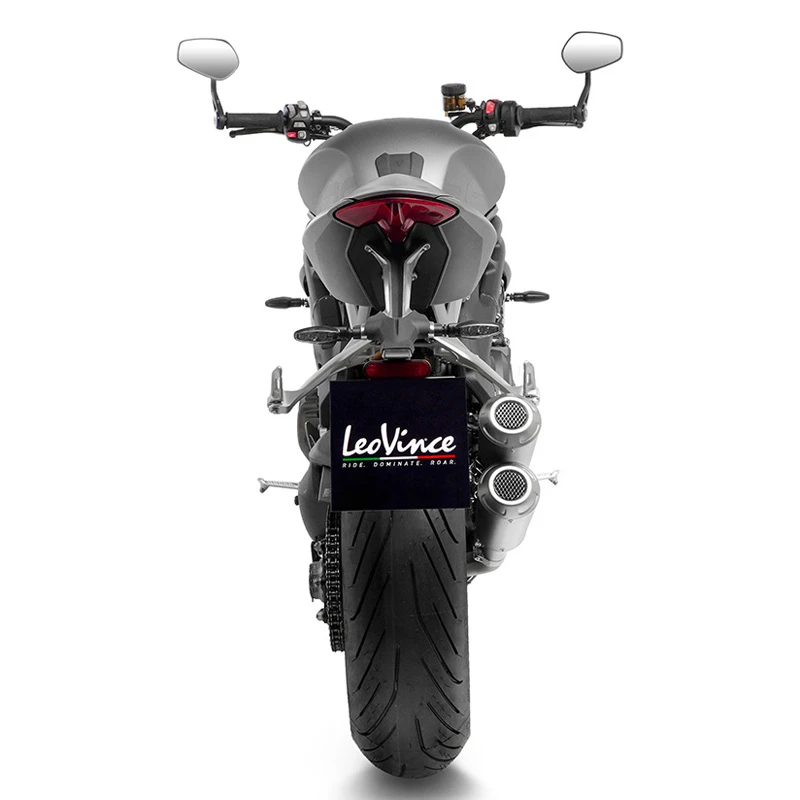 LeoVince 15247 LV-10 Stainless Slip-on Exhausts For Triumph Speed Triple 1200 RR/RS '21- 3 LeoVince 15247 LV-10 Stainless Slip-on Exhausts For Triumph Speed Triple 1200 RR/RS '21- - Image 3